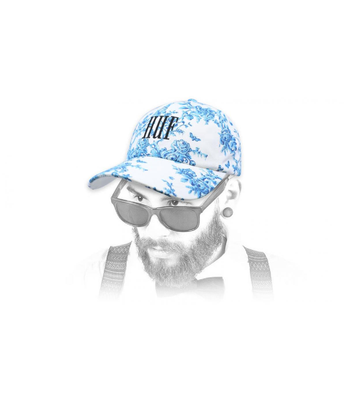 Cap Blumen Huf weiß Highline Curve white